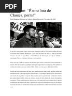 Fred Hampton “É Uma Luta de Classes, Porra!” - Discurso