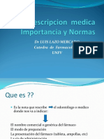 DR Luis Lazo Mercado Catedra de Farmacologia Unfv