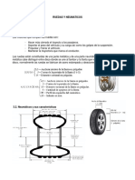 Ruedas y neumáticos: características y tipos