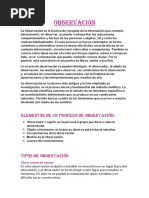 Observación