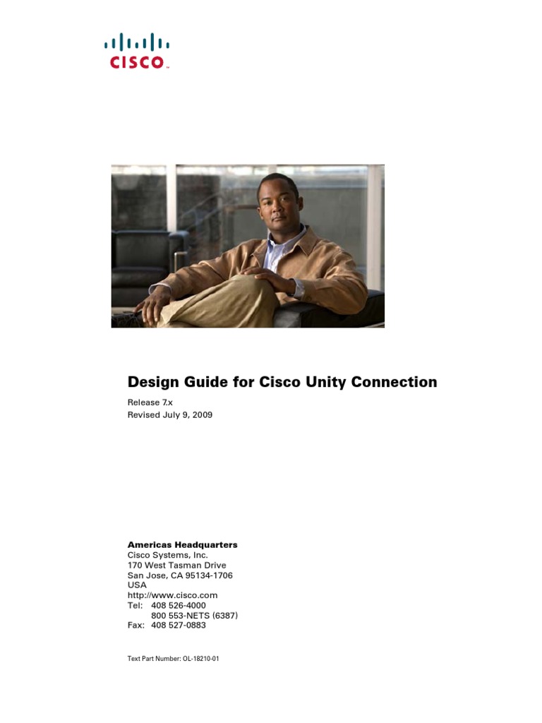 Design guide for cisco unity connection release 7 x pdf voicemail