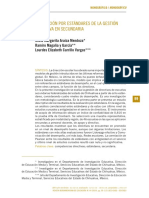 Evaluacion Por Estandares Gestion Secundaria PDF