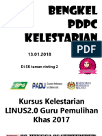 Bengkel PDPC Kelestarian: 13.01.2018 Bersama