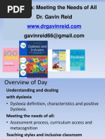 Gavin Reid - Dyslexia - Meeting The Needs of All