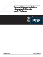 Application: Input and Output Characteristics of Digital Integrated Circuits at 2.5ĆV Supply Voltage