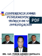 Fundamentacion Teorica Investigacion