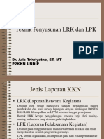 Teknik Penyusunan LRK & LPK