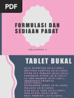 Formulasi Dan Sediaan Padat Tablet Bukal