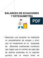 Balanceo de Ecuaciones