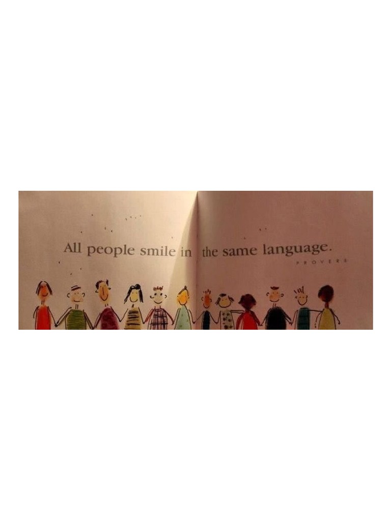 All People Smile in The Same Language. | PDF | Languages | People