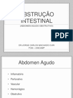 Obstrução intestinal: sinais, causas e tratamento