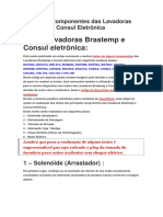 Teste Dos Componentes Das Lavadoras Brastemp e Consul Eletrônica