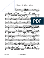 River Flows (With Fingerings) - Violin PDF