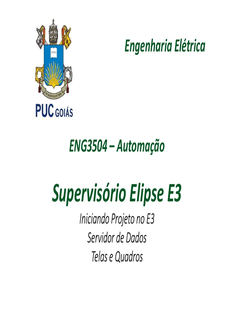 Exemplo Elipse E3 Pdf Biblioteca Informática Janela Informática