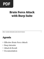 Brute Force Attack With Burp Suite: Adita - Si: Maximize Information System Value For Business