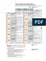 Kalender Akademik - 2017 2018 PDF