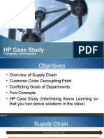 HP Supply Chain Case Study