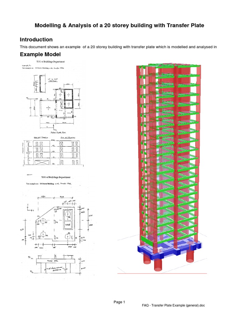 FAQ Transfer Plate Example (general).pdf Structural Steel Beam