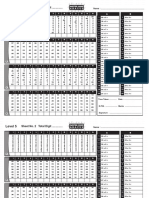 5th Level Practice Sheet