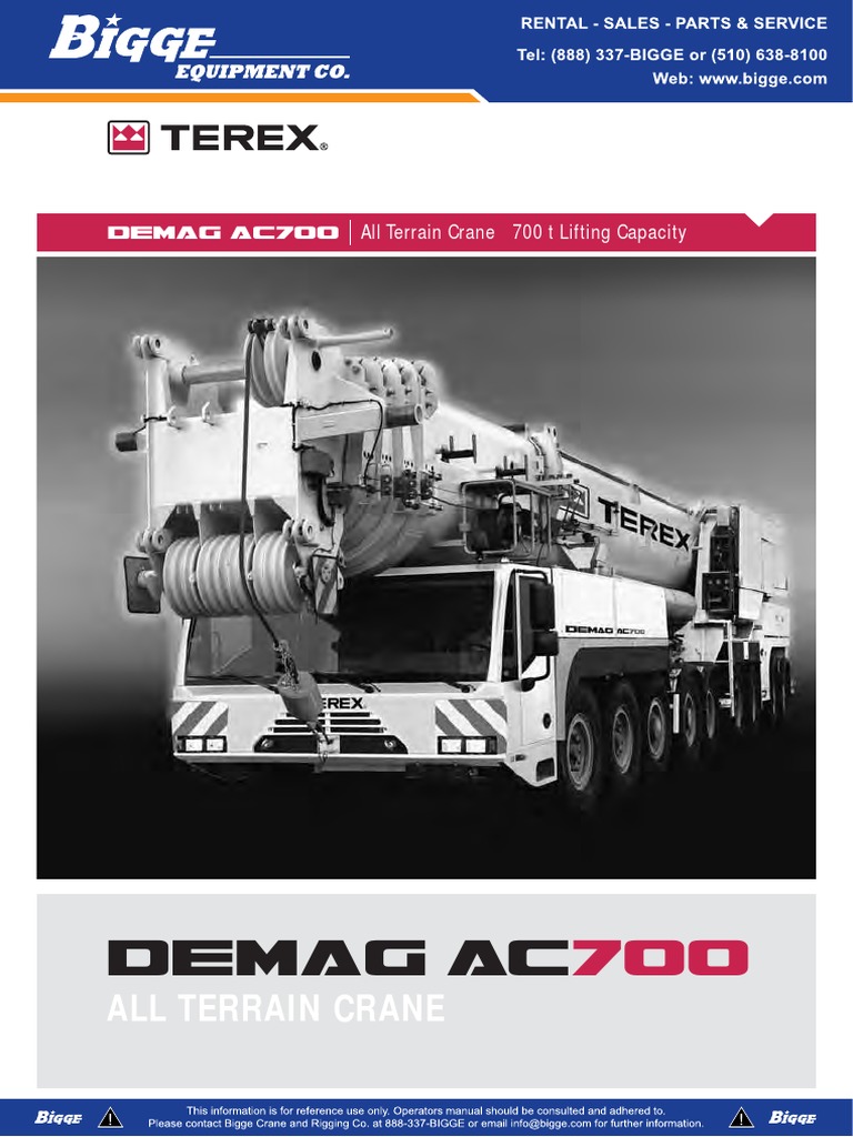 Demag AC700 | PDF | Machine