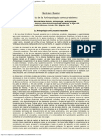 1990 - Gustavo Bueno La Historia de La Antropología Como Problema 1990