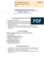 FDP301x Course Handout