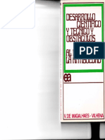1971 - Desarrollo Cientíco y Técnico. Prólogo de Gustavo Bueno