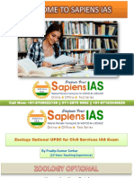 Zoology Optional UPSC For Civil Services IAS Exam