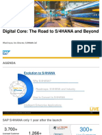 Digital Core-The Road To S4HANA and Beyond