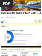 Digital Core-The Road To S4HANA and Beyond