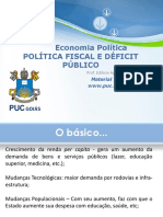 Economia Política - 2018.1 - 11 - Politica Fiscal e Deficit Publico