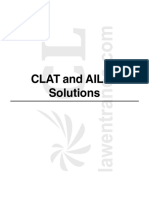 CLAT & AILET Actual Papers Solutions 2008-16