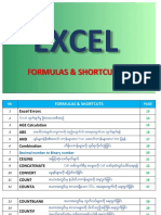 Excel Formulas & Shortcuts (27.3.18) D