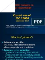 ISO 26000 (10) Correct Use of ISO 26000