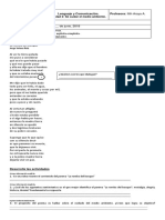 Lenguaje y Comunicación. Unidad 2: Cuidado del medio ambiente