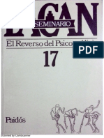17 - Lacan, Jacques - Seminario XVII - El Reverso Del Psicoan+ílisis
