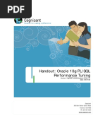 Oracle 10g PLSQL Performance Tuning Handout v1.0q