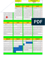 Plantilla Calendario Parto