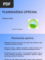 Planinarska Oprema