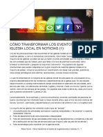 Como Transformar Los Eventos de Iglesia PDF