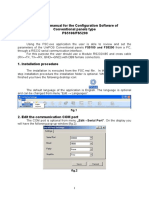 Instruction Manual For The Configuration Software of Conventional Panels Type FS5100/FS5200