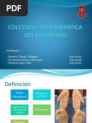 Colestasis Intrahepática Del Embarazo