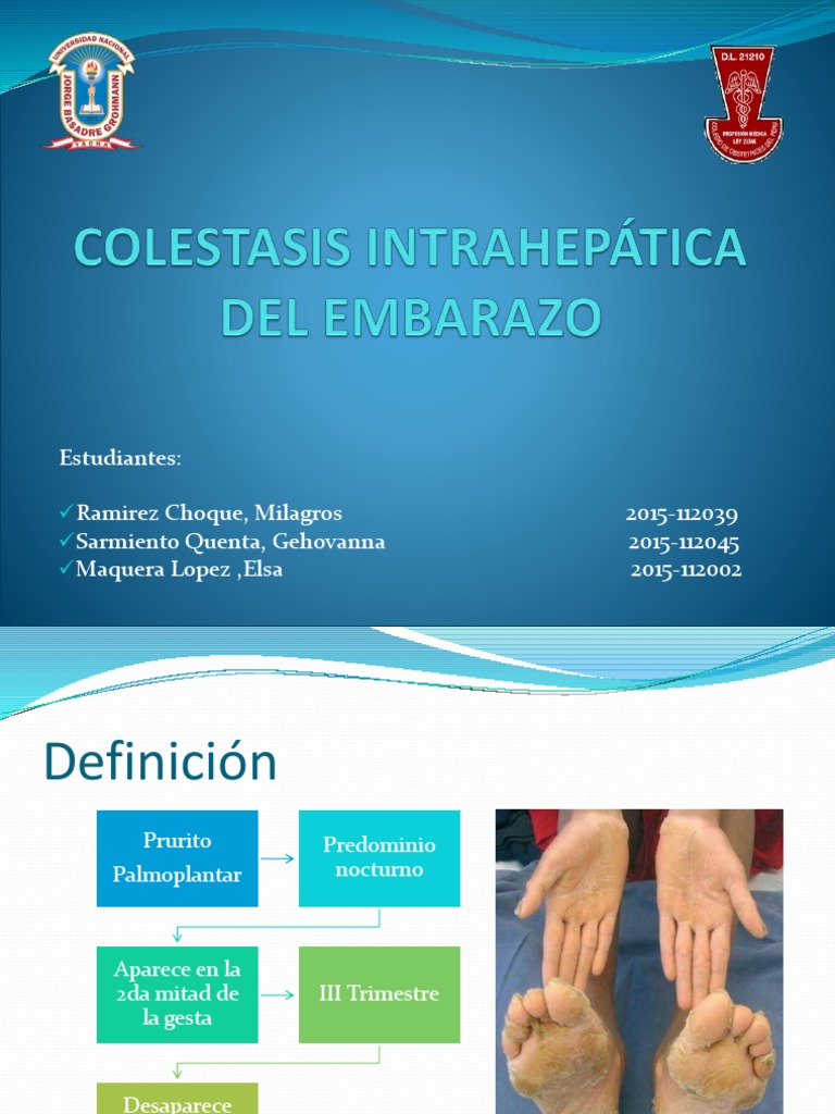 Colestasis Intrahepática Del Embarazo El embarazo Parto
