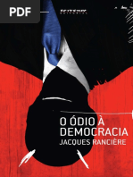 RANCIÈRE, Jacques - O Ódio à Democracia