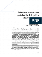 Lima y Moreno. Reflexiones en Torno A Una Periodizaciónón de La Política Educativa en México PDF