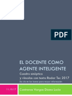 El Docente Como Agente Inteligente