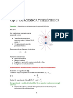 Capacitancia y Constante Diaelectrica