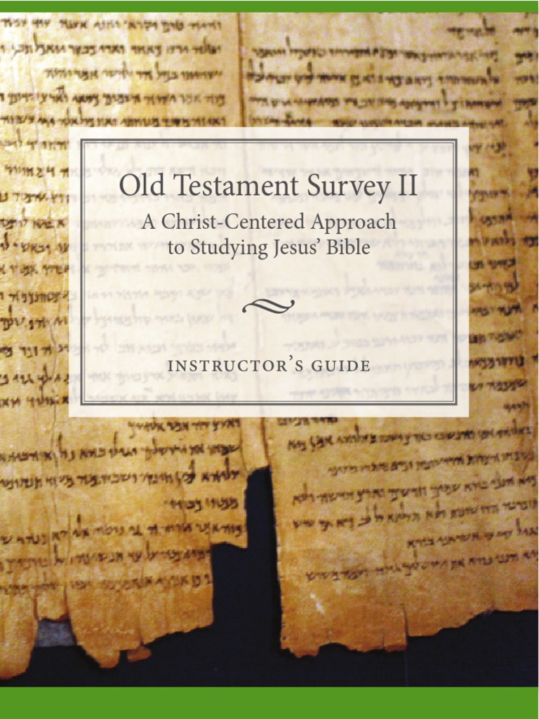 OT2 Instructors Guide FINAL | PDF | Covenant (Biblical) | Book Of Exodus