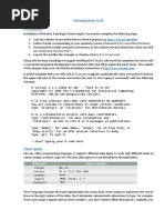 Introduction To R Installation: Data Types Value Examples