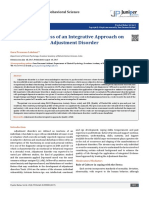 Effectiveness of An Integrative Approach On Adjustment Disorder